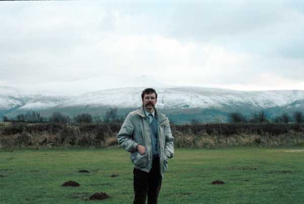Photo of me at the mountain centre Libanus S Wales